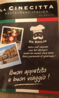 La Cinecitta menu