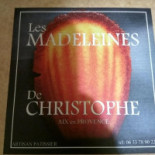 Madeleines De Christophe menu