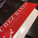 Chez Hanna Speisekarte