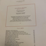 L'espadon Speisekarte