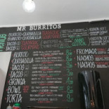 Tito Burritos menu