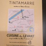 Tintamarre Saveurs Levantines Carte