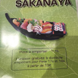 Sakanaya Speisekarte