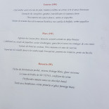 Bistrot Constant menu