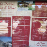 La Ferme De Paul Et Mimi menu
