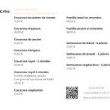 Aux Delices De Cathy Carta