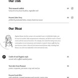 Muses La Défense menu