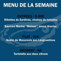 La Perle De L'ecailler menu