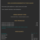 L'imprévu Cardápio