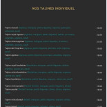 L'imprévu Cardápio