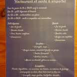 Le Dolilou menu