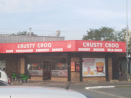 Crusty Croq outside