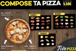 Five Pizza Original food