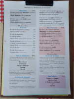 Cafe Le Panoramic menu