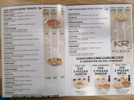 Kr Délice menu