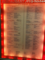 Marasino menu