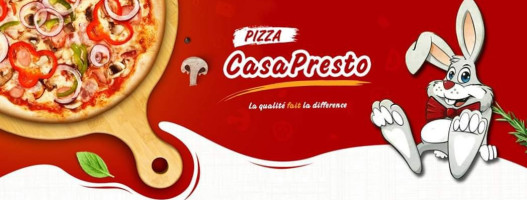 Casa Presto Pizza food