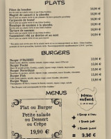 O'parisii menu
