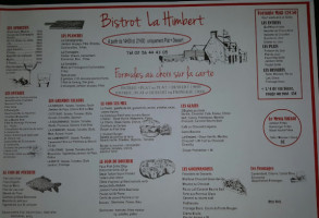 La Himbert menu