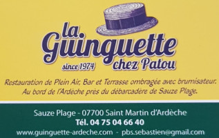 La Guinguette Chez Patou inside