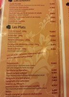 Le Rihour's menu