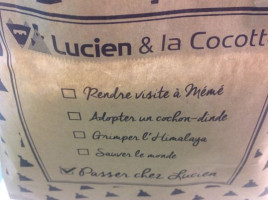 Lucien Et La Cocotte food