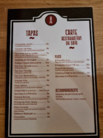 Peña menu