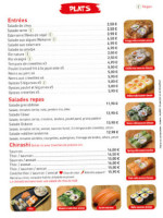 Sushi’k Pizza menu
