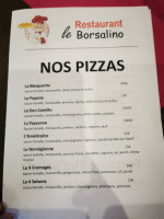 Le Borsalino menu