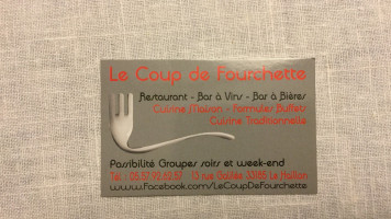 Le Coup De Fourchette food