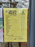Romain Pizza menu