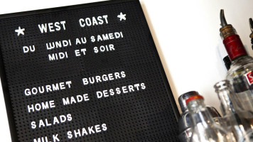 West Coast Gourmet Burgers food