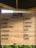 Camion Burger 78 menu