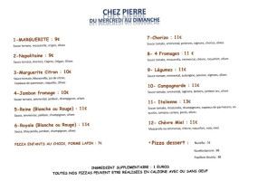 Chez Pierre food