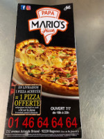 Papa Mario's Pizza food