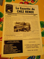 Creperie Chez Renee menu
