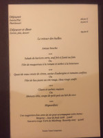L'amphitryon menu