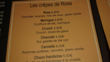 Creperie Rosa food