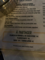 La Place Cafe menu