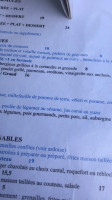 Bartoque menu