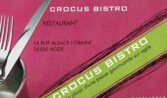 Crocus Bistro food