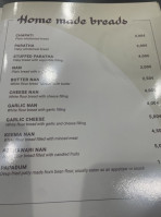Warsi Indien Et Pakistanais menu