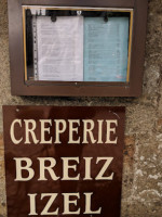 Crêperie Breizh Izel menu