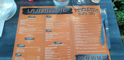 La Matelote menu
