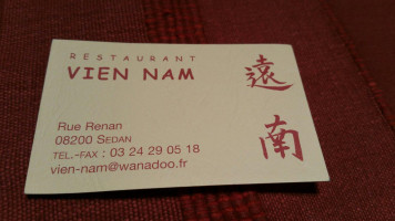 Vien Nam menu