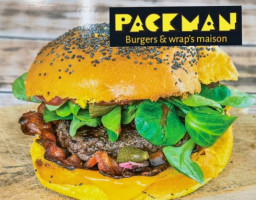 Packman Burger &wrap food