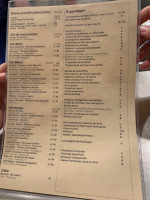 Le Chat Ivre menu
