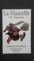 La Mascotte menu