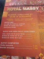 Royal Massy Ii food