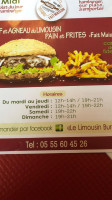 Le Limousin Burger food
